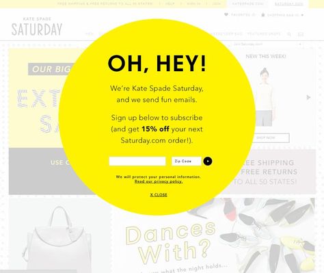 10 Highly Effective Trends in Newsletter Signup Form Design [2015 Edition] – Design School Email Popup, Email Marketing Inspiration, Pop Up Ads, Newsletter Signup, Email Newsletter Design, Email Sign, Email Marketing Design, Inspirational Signs, Pop Ups