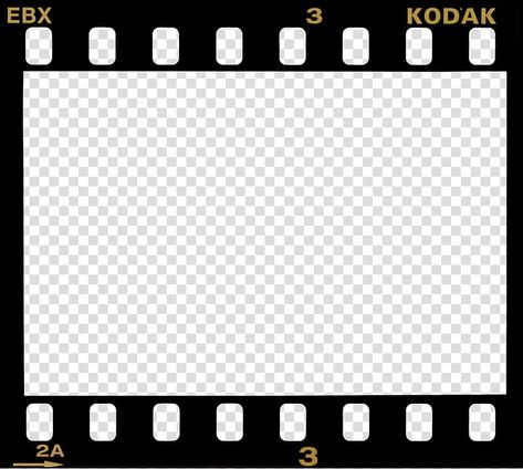 Kodak Film Frame Template, Film Frame Template, Film Border, Border Transparent, Film Frame, Polaroid Template, Film Effect, Instagram Photo Frame, Kodak Film