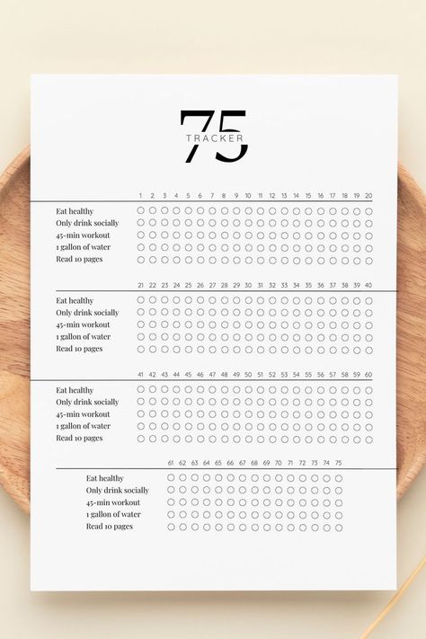 Are you ready to take on the 75 Soft Challenge? This powerful self-improvement journey can transform your life, but staying motivated and accountable is key. To help you on your way, we've put together 10 inspiring templates that you can use throughout your challenge. These templates are designed to keep you on track and motivated, and most of them can be edited and personalized on Canva. Let's get started! 75 Day Hard Challenge Tracker, 75 Hard Challenge Tracker Free Printable, 75 Hard Challenge Tracker, 75 Challenge, 2024 Fitness, 75 Day Challenge, Workout Logs, Boost Motivation, Exam Planner