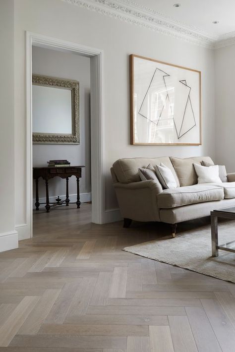 Wooden Floors Living Room, Grey Hardwood Floors, Living Room Hardwood Floors, Wood Floor Design, Rock My Style, Living Room Wood Floor, Grey Wood Floors, Herringbone Wood Floor, Interior Design Per La Casa