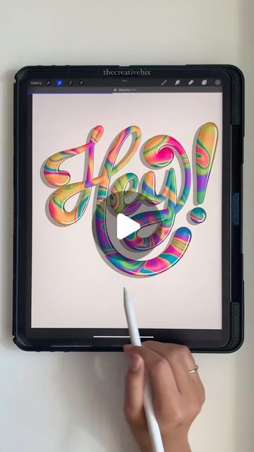 Procreate Tips on Instagram: "Amazing video by @thecreativebix Hey! 👋   Are you in the mood for some psychedelic lettering?! 🤩  I’m loving how these bold colors show up with the Sadie Brush and then blend together so smoothly! Then layering them on top of the Shiny Chic Brushes to add some fun depth is just 🤌🙌  If you want to learn how to make this style of lettering, you can check out the full tutorial on my YouTube channel (linked in bio) where I letter the word “Yay!” and show off a few fun tips & tricks along the way! ❤️  🖌 Sadie Brush 🖌 Shiny Chic Brushes (Life Saver brush) **Shop link in bio** . . . . #procreatehacks #handletteringtutorial #ipadart #procreatelettering #procreatebrushes #procreatebeginner #procreate #procreateart #procreatetutorial #digitallettering #processart Free Procreate Lettering Guides, Procreate Lettering Ideas, Procreate Tips And Tricks, Procreate Brushes Tutorials, Procreate Tricks, Procreate Videos, Procreate Downloads, Ipad Lettering Procreate, I Letter