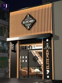 Front Shop Design Ideas, Barber Shop Front Design, Acp Board Design For Shop, Barbershop Design Exterior, Shop Board Design Ideas, Barber Shop Sign Board Design, Shop Front Design Indian, Shop Signboard Design, Sign Board Design Shop