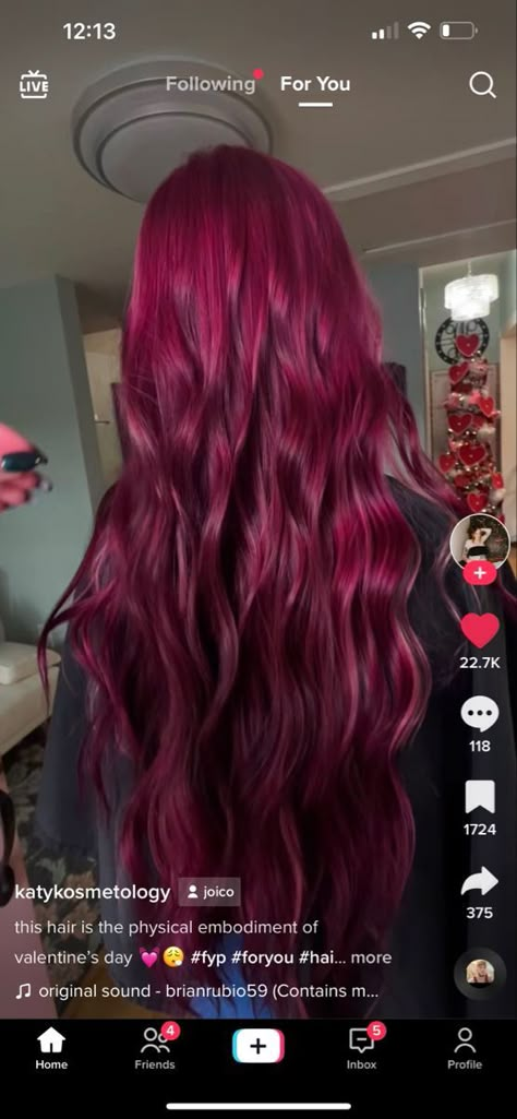 Midnight Magenta Hair Color, Lunar Tides Cranbaby Hair, Raspberry Colored Hair, Raspberry Purple Hair, Dark Magenta Hair Burgundy, Red Raspberry Hair Color, Cranberry Colored Hair, Raspberry Color Hair, Red Magenta Hair Color