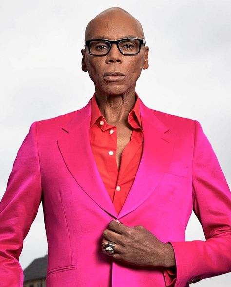 RuPaul: What's The Tee? Becoming The Observer Of Your Mind Aj And The Queen, Rupaul Charles, Larissa Weems, Bald People, Straight Fashion, Best Drag Queens, Rupaul Drag Queen, Rupaul Drag Race, Civil Rights Activist