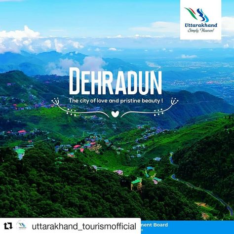 #Repost @uttarakhand_tourismofficial (@get_repost) ・・・ Dehradun is a perfect tourist destination in Uttarakhand to witness some of the most scenic surroundings! Travel to Dehradun and explore its beauty! Uttarakhand Culture, Uttarakhand Tourism, Travel Vision Board, Tourism Development, City Icon, Fav Place, States Of India, Frock For Women, Travel Icon