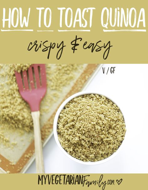 Toasted Quinoa Salad, Quinoa Snacks, Healthy Low Calorie Dinner, Instant Pot Quinoa, Toasted Quinoa, Crispy Quinoa, Making Quinoa, Vegetarian Quinoa, Gluten Free Salads