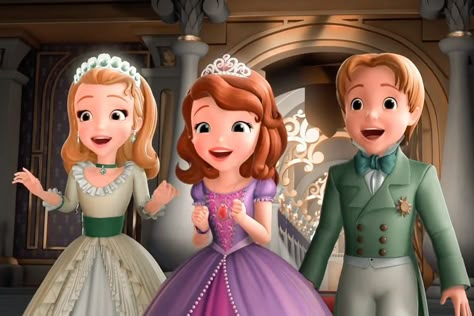 Seasons 1-4 of 'Sofia the First' Coming to Disney+ Next Month Princess Amber, Sophia The First, Disney Princess Sofia, Princess Sofia The First, Sofia The First, Princess Sofia, Disney Junior, On Wednesday, The Village