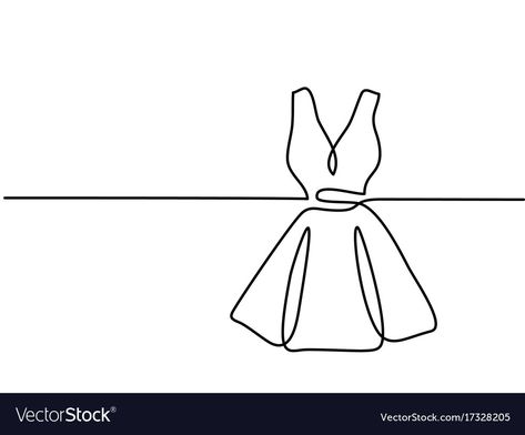 Dress Icon Logo, Dress Logo Design Ideas, Dress Shop Logo, Dress Line Art, Dress Logo Design, Sewing Logo Design, Logo Design Women, Dress Vector, Logo Online Shop