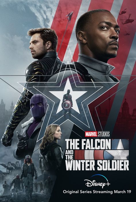 Winter Soldier Movie, Soldier Poster, Poster Marvel, Falcon Marvel, Marvel Movie Posters, Falcon And The Winter Soldier, Emily Vancamp, John Stamos, Marvel Tv