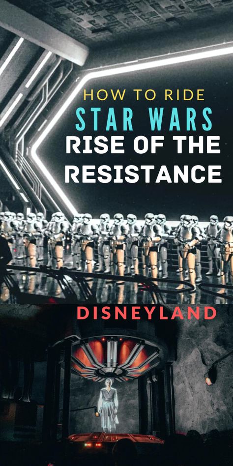 Here's how to ride Rise of the Resistance in a boarding group to ensure you get to experience this new attraction at Star Wars Galaxy's Edge in Disneyland! Since the Rise of the Resistance opening date, this has been the best and most popular ride at Disneyland, and so it can be almost impossible to get on it. Here's everything you need to know to join a boarding group and get on the Star Wars ride! | rise of the resistance ride guide for Disneyland Anaheim, California Rise Of The Resistance Ride, Travelling Usa, Disneyland Travel, Disneyland Anaheim, Star Wars Galaxy's Edge, Usa Destinations, Disney Attractions, Travel Disney, Anaheim California