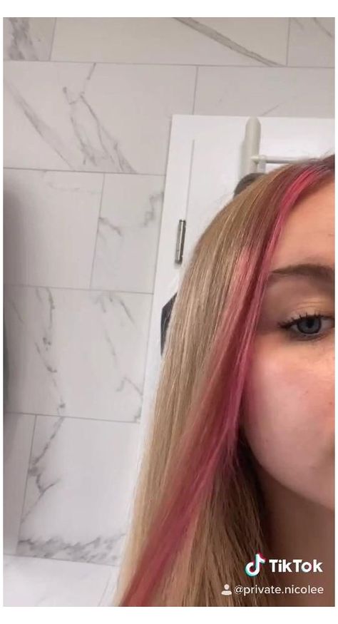 Pretty Ways To Dye Your Hair, How To Make Your Own Hair Dye, How To Dye The Tips Of Your Hair At Home, How To Dye My Hair At Home, What To Dye My Hair, At Home Hair Dye Ideas, How To Colour Hair At Home, Pink Hair Underneath Blonde, Colouring Hair At Home