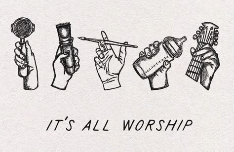 Worship Hands, Christian Illustration Art, Worship Art, Vie Motivation, How He Loves Us, Biblical Art, My Jesus, Jesus Is Life, Bible Encouragement