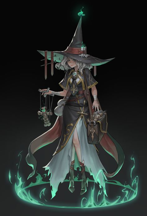 Witch Art Reference, Fantasy Fighter, Fantasy Classes, Witch Characters, Dnd Npc, Samurai Artwork, Evil Witch, Dnd Dragons, Female Character Concept