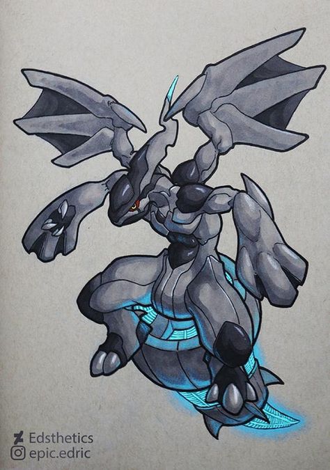 Zekrom Art, White Pokemon, Giratina Pokemon, Pokémon Pictures, Deadpool Pikachu, Pokémon White, Powerful Pokemon, Wild Pokemon, Pokémon Black And White