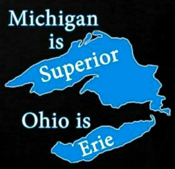 the michigan state is superior and ohio is fire