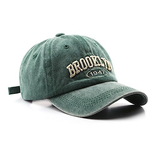 Vintage Brooklyn, Dr Accessories, Gift Ideas For Your Boyfriend, Bone Bordado, Distressed Baseball Cap, Mens Sun Hats, Green Cap, Vintage Baseball Caps, Practice Outfits