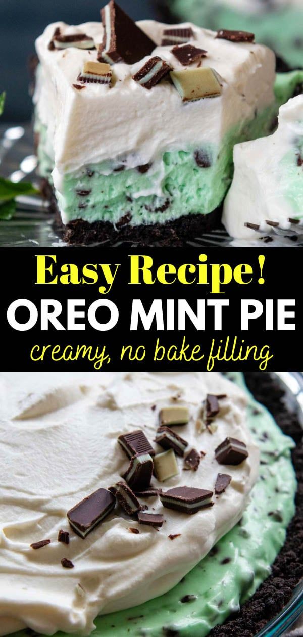 Creamy Mint Pie with Chocolate (So Easy!) Mint Chocolate Chip Ice Cream Pie, Churros Cupcakes, Andes Mint Recipes, Gluten Free Pie Recipes, Mamagourmand Recipes, Gluten Free Pies Recipes, Mint Pie, Lush Desserts, Desserts For Thanksgiving