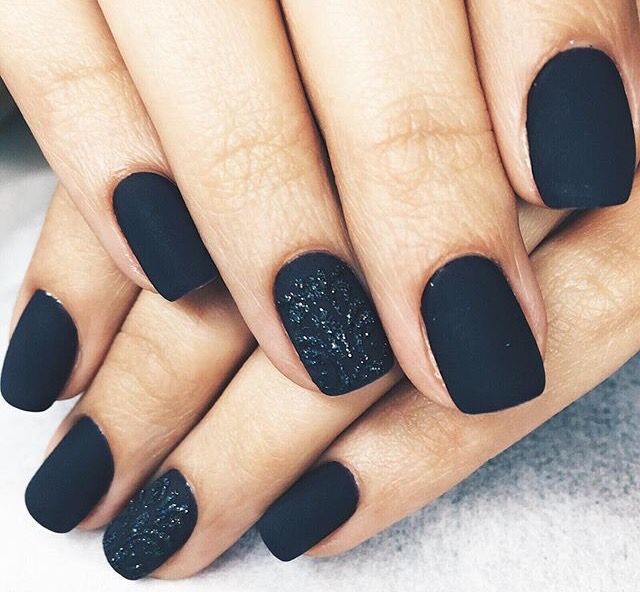 Black Gel Nails Matte, Dip Powder Nails Black Tips, Dipped Nails Black, Black Bridesmaids Nails, Matte Black Dip Nails, Black Dipped Nails, Black Tie Nails, Black Dip Nails, Black Fingernails