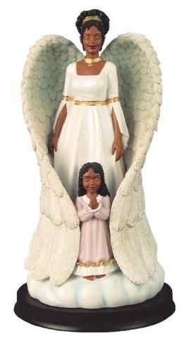 African American Figurines, Types Of Angels, Calling All Angels, Angels Art, Afro Caribbean, Beautiful Black Babies, Beautiful Angels, Black Angels, Guardian Angels