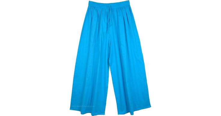 Culottes Split Pant Skirt in Dodger Blue in Clothing - Cerulean Blue Elephant Leg Hollywood Pant - A split skirt pant in a charming blue - a perfect wide leg pants for summer season. Features: Split-Skirts-Pants, New. Casual Blue Harem Pants For Summer, Spring Blue Wide Leg Pants, Blue Cotton Bottoms For Day Out, Ankle-length Cotton Bottoms For Vacation, Summer Wide Leg Full-length Pants For Day Out, Summer Wide Leg Full Length Pants For Day Out, Blue Ankle-length Pants For Spring, Summer Full Length Wide Leg Pants For Day Out, Full Length Wide Leg Pants For Summer Day Out