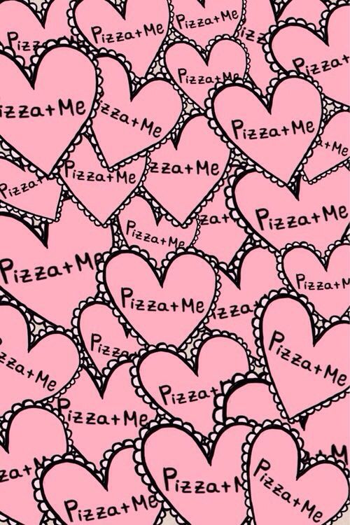 many pink hearts with words written on them