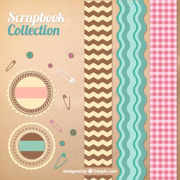 the scrapbook collection is on display in this image