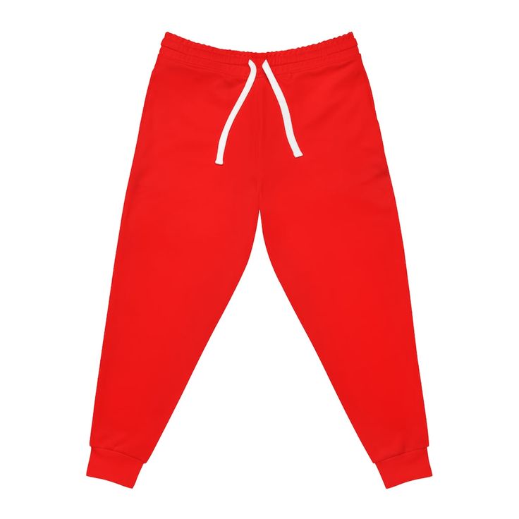 F21 Red Joggers Front Flat Red Sportswear Sweatpants For Jogging, Red Athleisure Sweatpants For Sports, Red Sporty Sweatpants For Sports, Sporty Red Sweatpants With Elastic Waistband, Red Joggers With Pockets For Jogging, Red Relaxed Fit Sporty Sweatpants, Red Athleisure Joggers For Jogging, Red Cotton Sweatpants For Jogging, Sporty Red Loungewear Bottoms