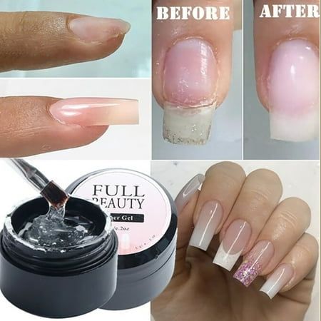 2019 New Cracked Nail Repair Gel Nail Damage Repair Phototherapy Glue Feature: Repair Broken Nails Instantly fill in and fix nail cracks flawlessly. Strengthen Nails Create a clear protective layer on nail cracks which helps boost nail recovery speed and prevent injuries/ bacteria infections. Easy to Apply No professional skill or tool like nail wrap required! Long Lasting Repair Can last for >45 Days with proper care. Able to apply nail polish on the repaired parts. No Harm to Nails Made of env Damaged Nails Repair, Repair Broken Nail, Nail Glue Gel, Cracked Nails, Apply Nail Polish, Strengthen Nails, Nail Base Coat, Buff Nails, Quick Nail