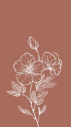 a white flower on a brown background with the words, i love you written in it