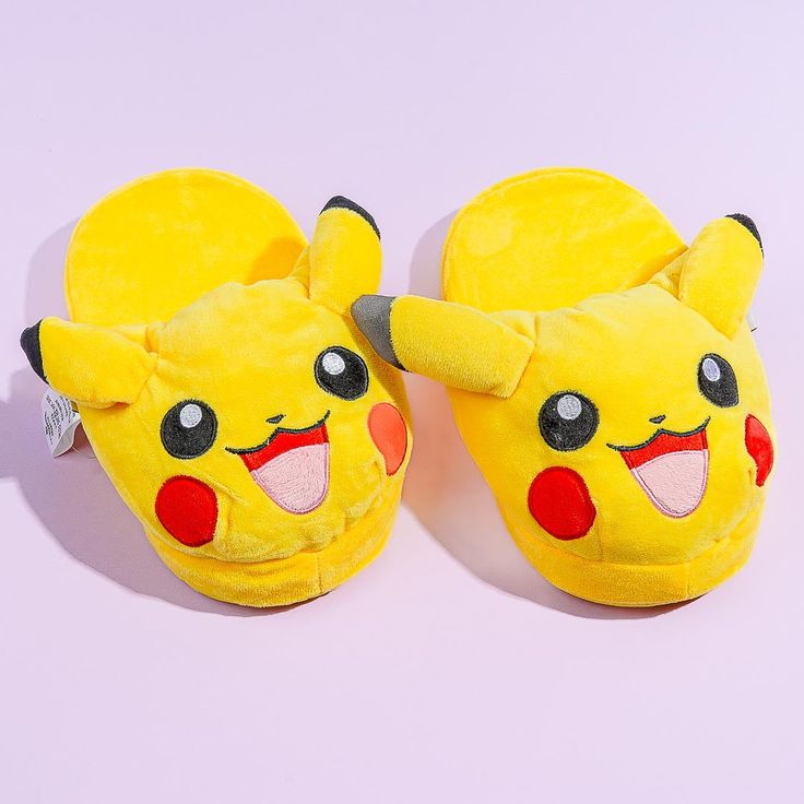 Stay comfy while lounging around the house by wearing this super fluffy pair of bedroom slippers! Each sandal is decorated with the happy face of Pikachu and pop-out ears. Made from super soft material Can be hand-washed One size fits most (women’s): 22-25 cm / US 5-9 / EU 35-39.5 All The Pokemon, Pokemon Merchandise, Kawaii Home, Pikachu Plush, Kawaii Backpack, Yume Kawaii, Nintendo Characters, Besties Forever, Fluffy Slippers