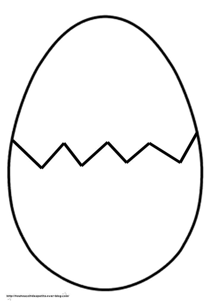 an egg with two lines in the middle