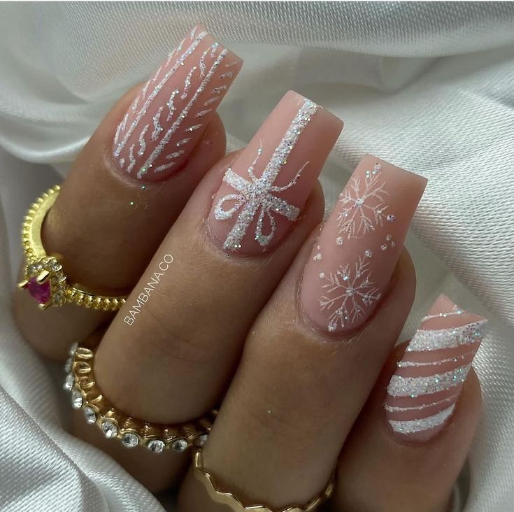 Idee Babyshower, Nagel Tips, Winter Nails Acrylic, Girly Acrylic Nails, Christmas Nails Acrylic, Acrylic Nails Coffin Short, Short Acrylic Nails Designs, Pink Acrylic Nails, Uñas Acrilicas