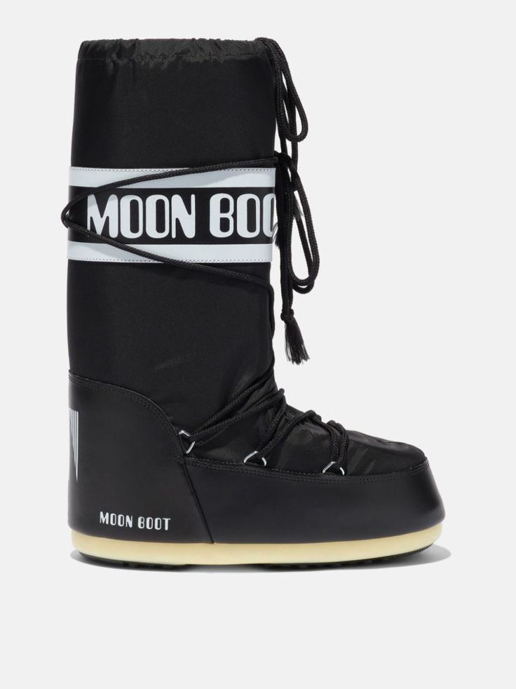 Women's High Boots | Moon Boot® Official US Store Boots Moon, Accessories Y2k, Snow Outfits, Moon Boot, Neil Armstrong, Cold Weather Boots, Nylons Heels, Apollo 11, Black Moon