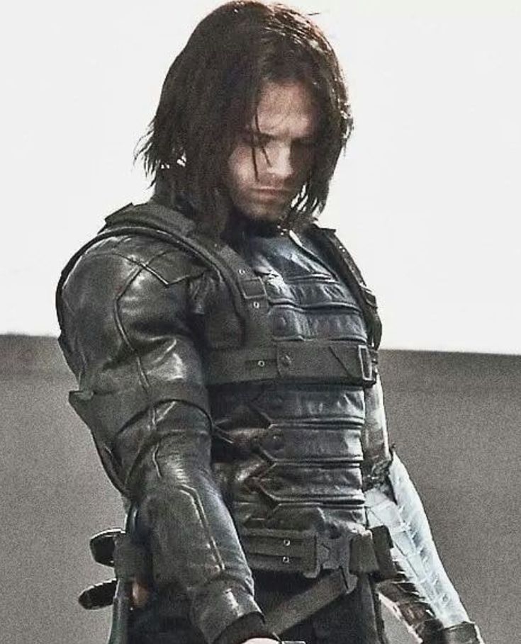 pinterest: @ nadjaaa Bucky Barnes, Winter Soldier, A Man, Soldier, Avengers, Marvel, Black