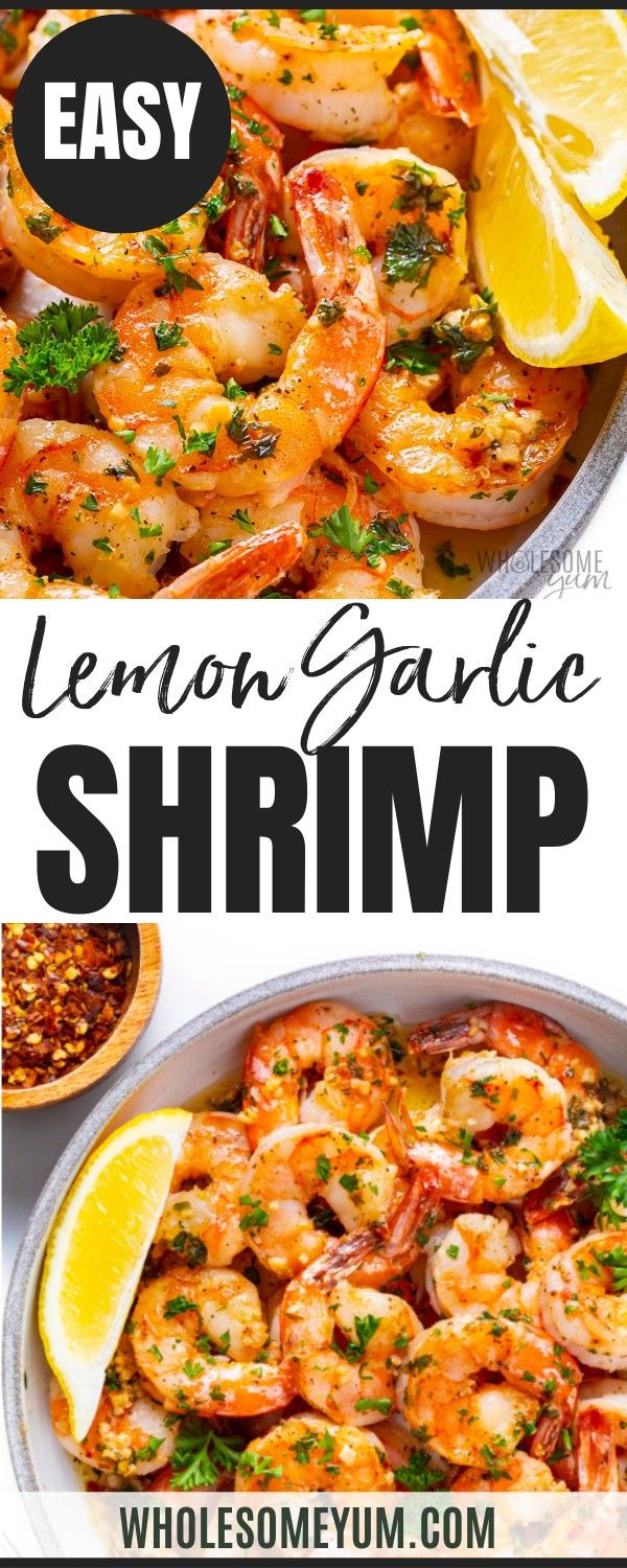 Lemon Garlic Butter Shrimp Simple Garlic Butter, Sauteed Shrimp Recipe, Lemon Shrimp Recipes, Cooked Shrimp Recipes, Buttered Shrimp Recipe, Lemon Garlic Butter Shrimp, Lemon Garlic Shrimp, Wholesome Yum, Shrimp Recipes Healthy