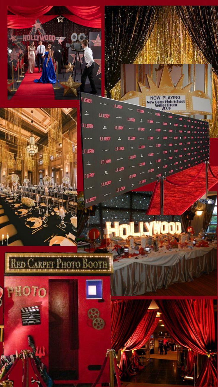 the red carpet photo booth at hollywood