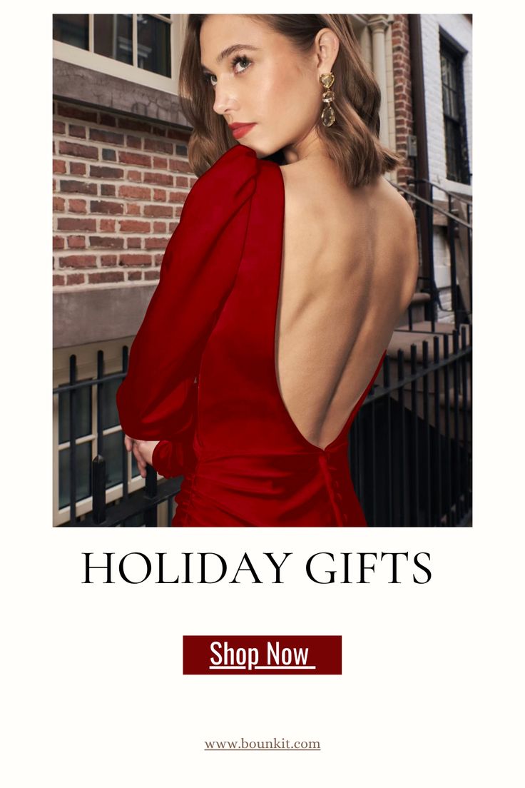 Make holiday yours! Shop red and green statements. Free shipping on US orders. Holiday 2022, Gift Shop, Backless Dress, Holiday Gifts, Shop Now, Green, Red, Gifts, Free Shipping