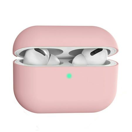 an airpods case for the apple airpods, with two white headsets in it