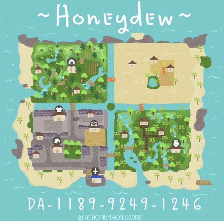 a blue poster with an image of a map on it that says honeydew