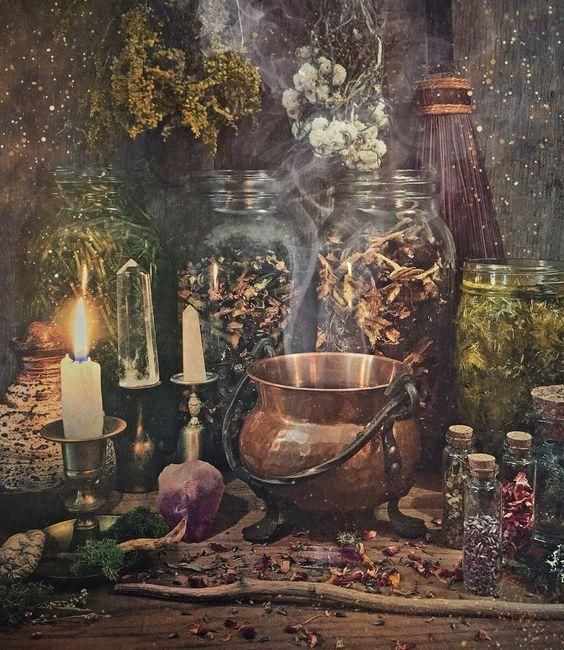 Green Witch Aesthetic, Witchcore Aesthetic, Baba Jaga, Green Witchcraft, Magia Das Ervas, Witch Cottage, Feuille Eucalyptus, Witchy Aesthetic, Kitchen Witchery