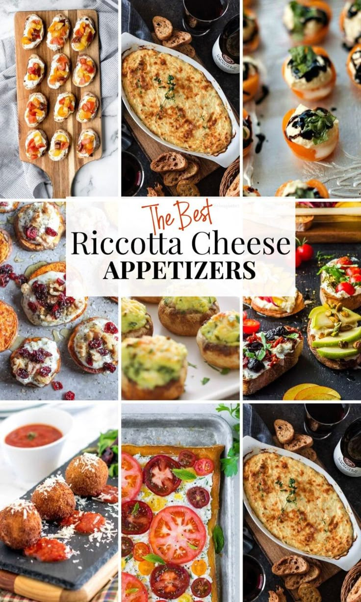 the best ricotta cheese appetizers