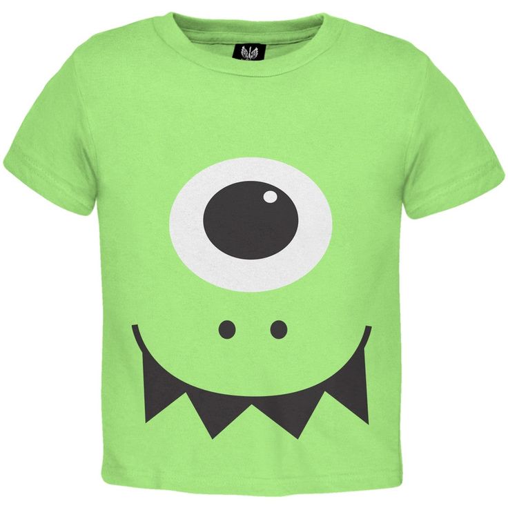 Halloween Monster Face Costume Toddler T-Shirt Toddler T-Shirts Old Glory Playful Green Cotton T-shirt, Green Cartoon Print T-shirt For Playtime, Funny Green Cartoon Print T-shirt, Green Funny Cartoon Print T-shirt, Playful Green Tops With Funny Print, Fun Cotton T-shirt For Playtime, Fun Green Pre-shrunk T-shirt, Green Graphic Print T-shirt For Playtime, Green Cotton T-shirt With Character Print