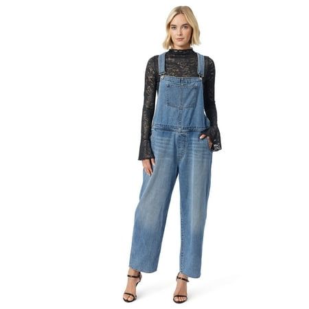 Enjoy a day of comfort with these baggy overalls. They are sure to Size: XS.  Color: Blue.  Gender: female.  Age Group: adult. Baggy Overalls, Jessica Simpson Style, Blue Gender, Premium Brands, Jessica Simpson, Gender Female, Age Group, Overalls, Pants For Women