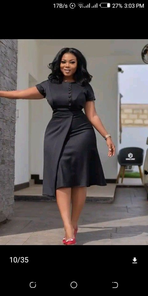 Black Corporate Gowns For Office, Official Dresses For Work Classy Formal, Coperate Gowns For Work, Black Corporate Dress, Corporate Dresses Classy Work Outfits, Corporate Gowns, Corporate Attire Women, Corporate Dress, Best African Dresses