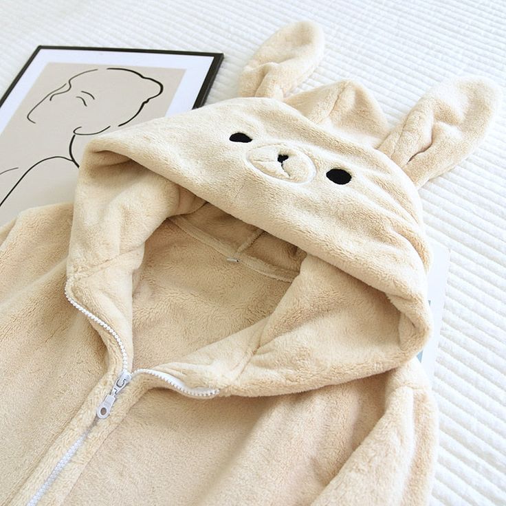 The Cute Bear Hoodie Pajama Set Original Pajamas ﻿an outfit is a quick change and looks good along with super comfortable to your skin!! We are passionate about fabric and textile materials and have thus created the best, most comfortable yet practical line of pajamas. This loungewear is all you need to help relax at home. They are soft and easy to touch which projects versatility and effortless grace in every step you take. Made to make you feel good, each of our Original Pajamas is an expressi Couple Autumn, Hoodie Pajamas, Lounging Outfit, Comfy Sets, Pajama Suit, Rabbit Design, Winter Pajamas, We Bear, Bear Hoodie