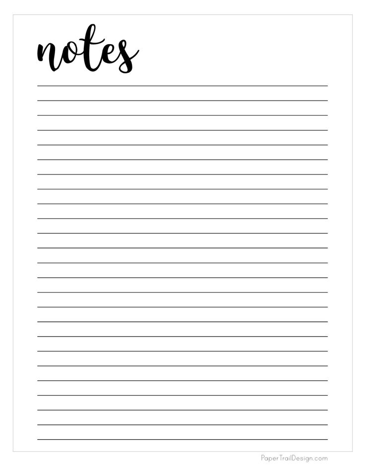 a black and white note with the words notes written in cursive writing on it