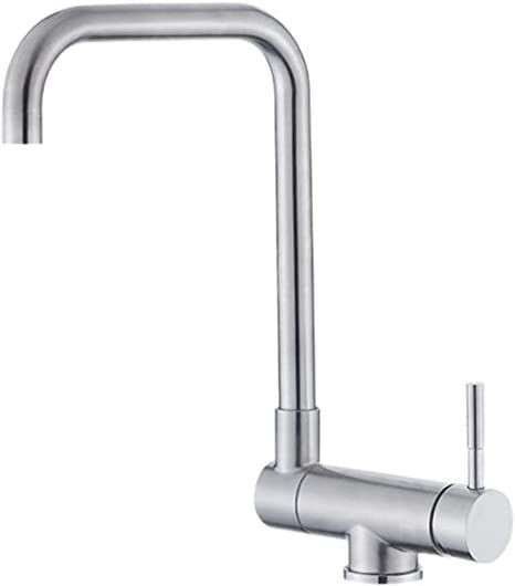 a chrome faucet with the handlebar and side sprayer on it, against a white background