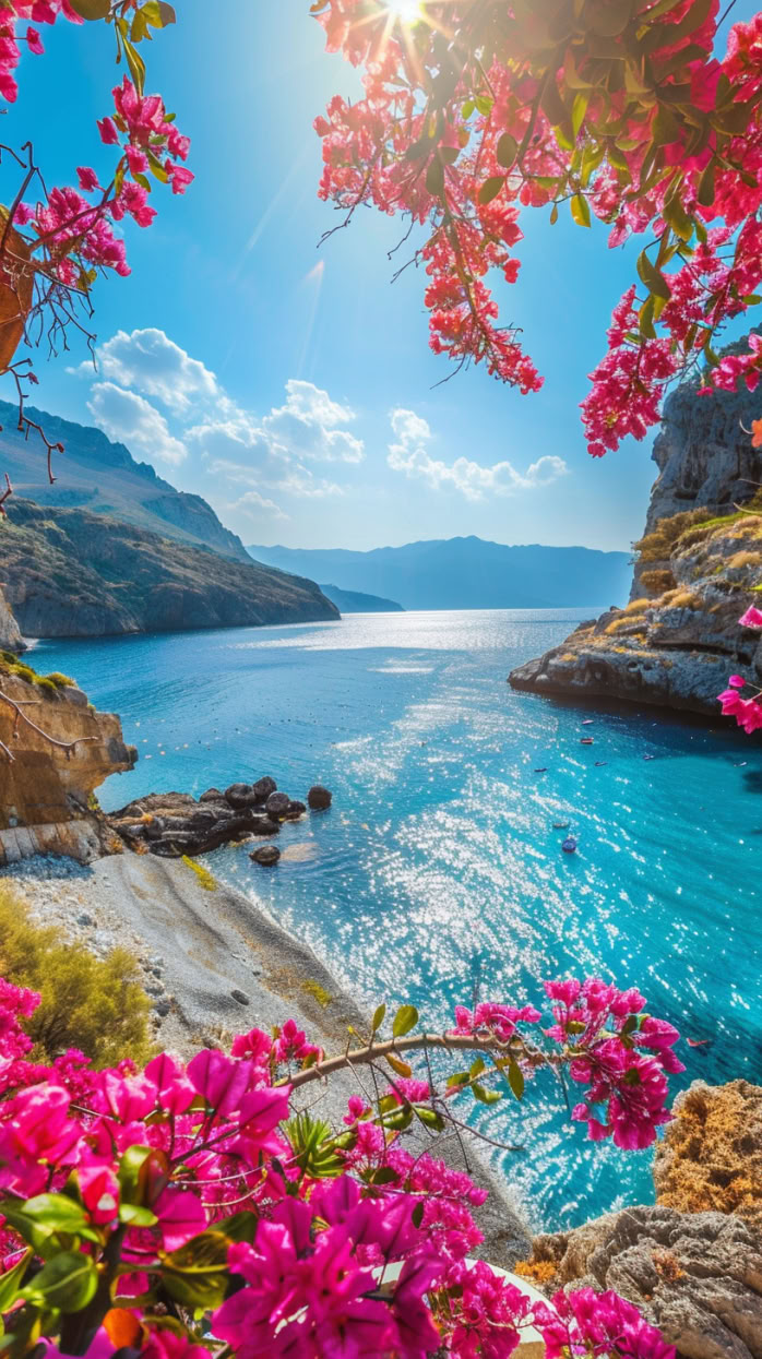 Beautiful places in the Mediterranean Sea