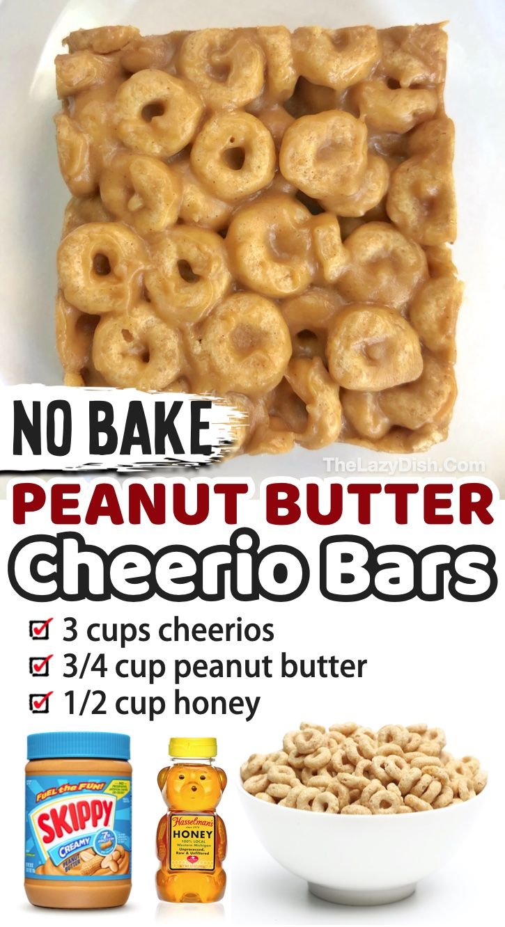 an advertisement for peanut butter cheeto bars on a plate