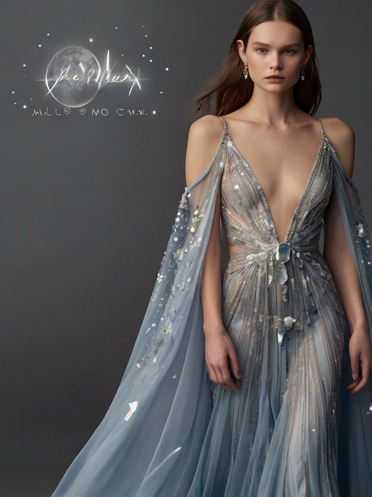 Starfall Gown Acotar, Feyre Starfall Gown, Feyre Meeting Dress, Starfall Ball Dress, Acotar Feyre Starfall Dress, Starlight Dress Feyre, North Star Costume, Summer Court Acotar Outfits, Feyre Night Court Dress